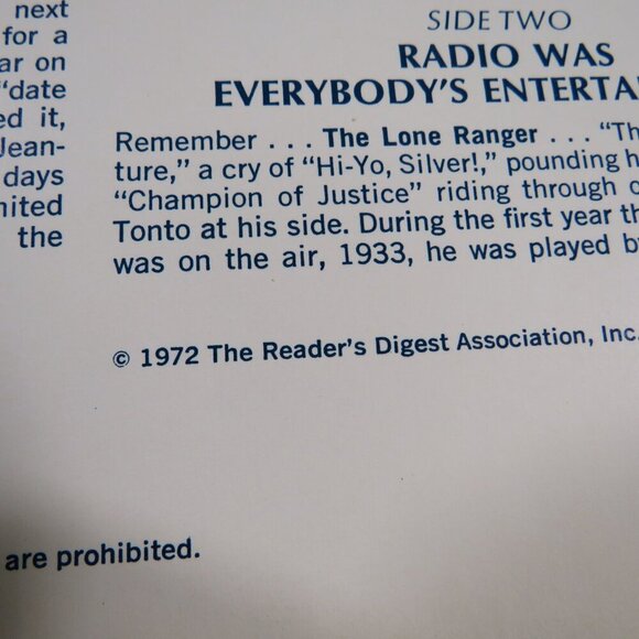 REMEMBER Reader’s Digest RCA (9) Records (1900-1960s) + When Radio was King - Picture 14 of 16